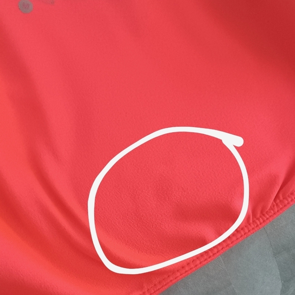 Womens NIKE Orange Purple Cheetah Print Running Shorts Sz M Tempo Athletic Lined - Picture 14 of 14